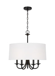 Generation Lighting - 3320205EN-112 - Five Light Chandelier - Seville - Midnight Black
