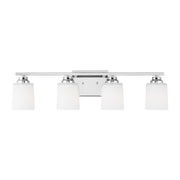 Generation Lighting - 4420904-05 - Four Light Wall / Bath Sconce - Vinton - Chrome