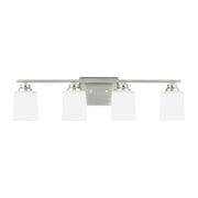 Generation Lighting - 4420904EN3-962 - Four Light Wall / Bath Sconce - Vinton - Brushed Nickel