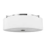 Generation Lighting - FM312EN3/CH - Three Light Flush Mount - Sunset Drive - Chrome