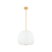 Hudson Valley - 3019-AGB - LED Pendant - Scranton - Aged Brass