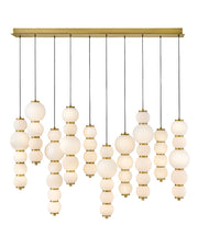 Hinkley - 47396LCB - LED Linear Pendant - Trigo - Lacquered Brass