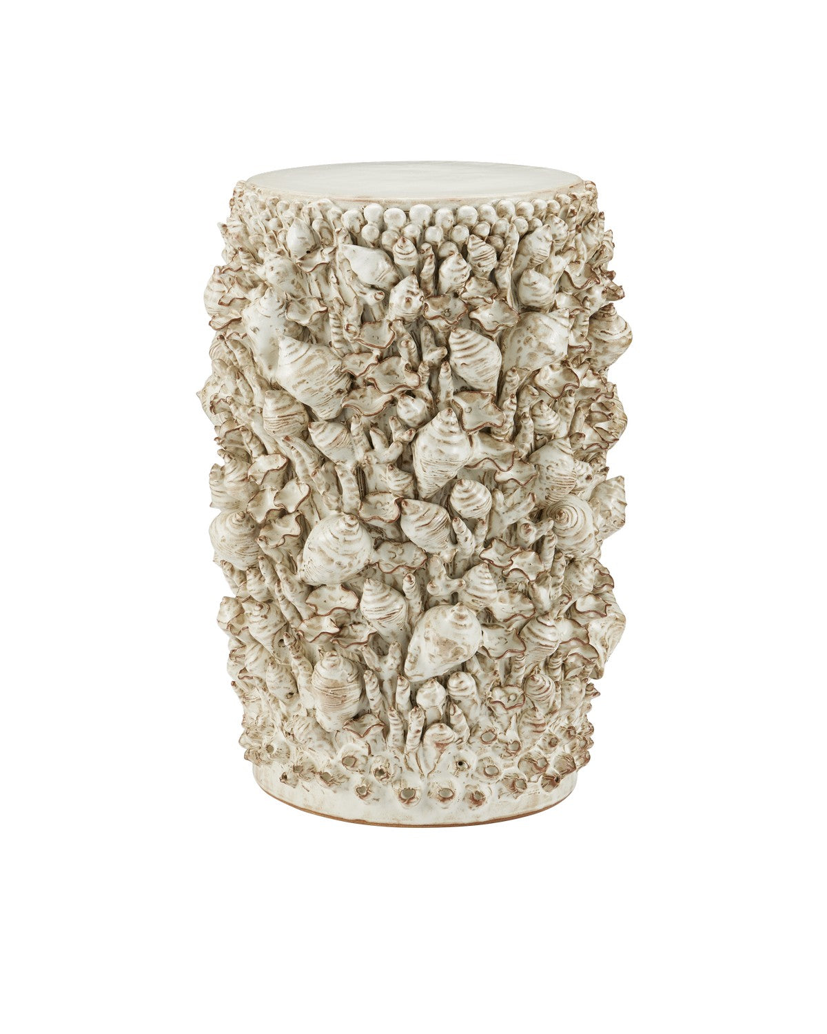 Currey and Company - 3000-0311 - Accent Table - Milky White
