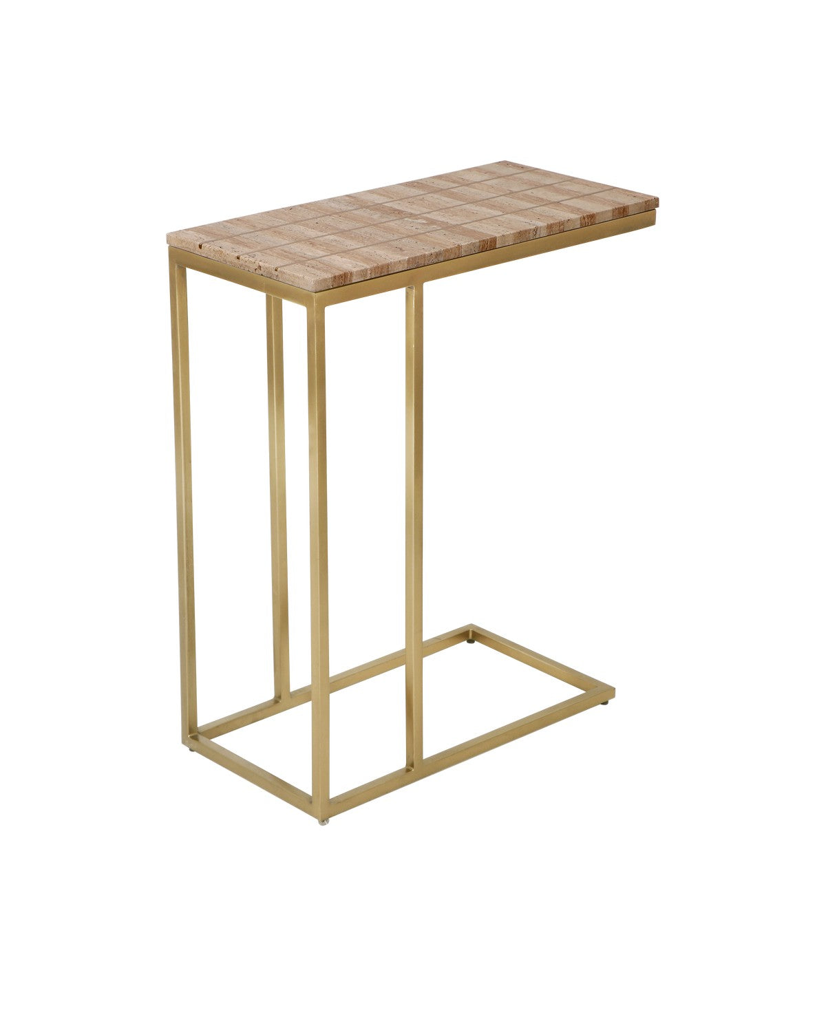 Currey and Company - 4000-0203 - Table - Natural / Brass