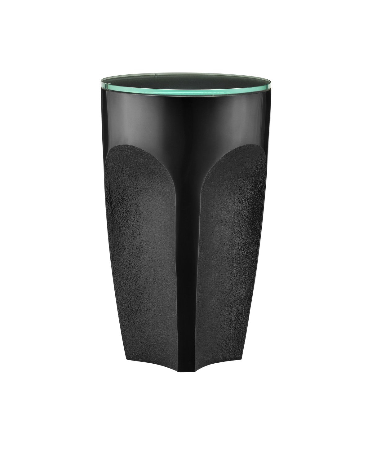 Currey and Company - 4000-0216 - Drinks Table - Black / Clear