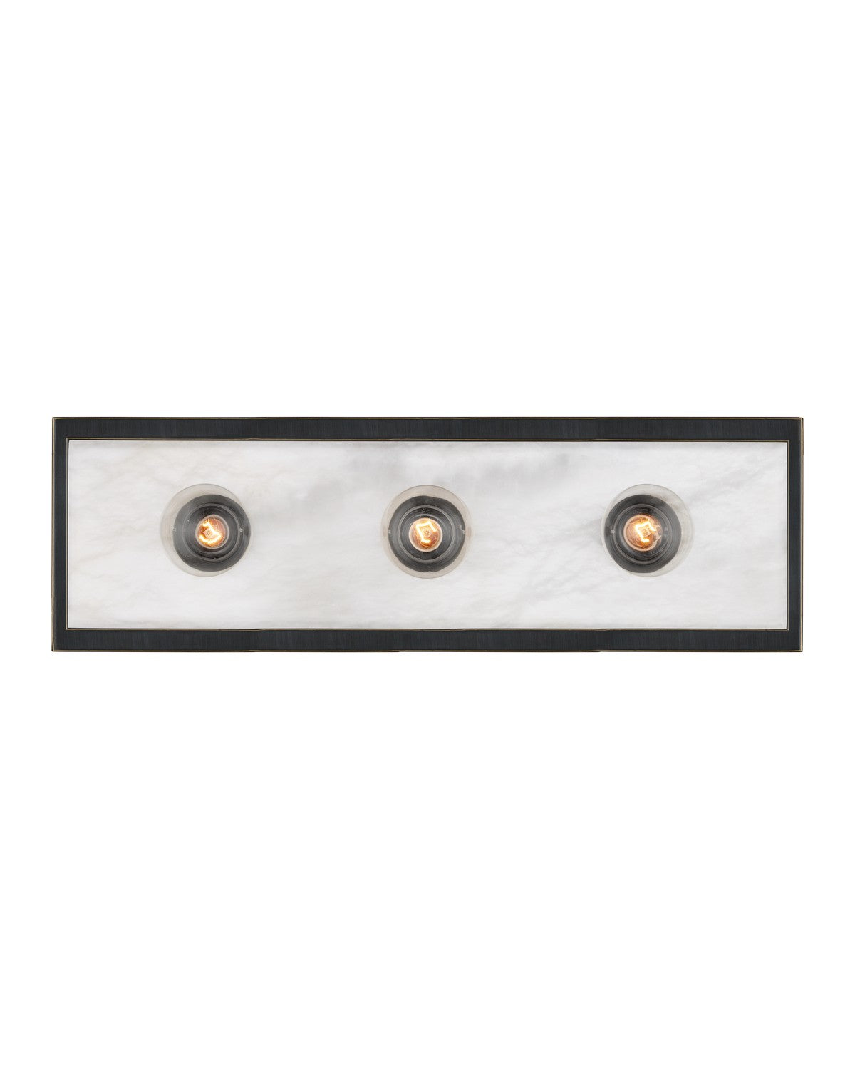 Currey and Company - 5800-0053 - Three Light Wall Sconce - Natural / Oil Rubbed Bronze