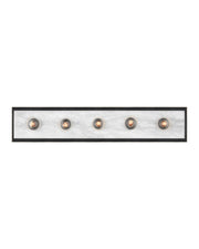 Currey and Company - 5800-0056 - Five Light Wall Sconce - Natural / Oil Rubbed Bronze