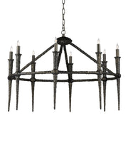 Currey and Company - 9000-1236 - Eight Light Chandelier - Aged Bronze