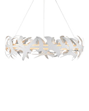 Currey and Company - 9000-1262 - LED Chandelier - Gesso White