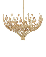 Currey and Company - 9000-1264 - Four Light Chandelier - Coco Cream / Natural