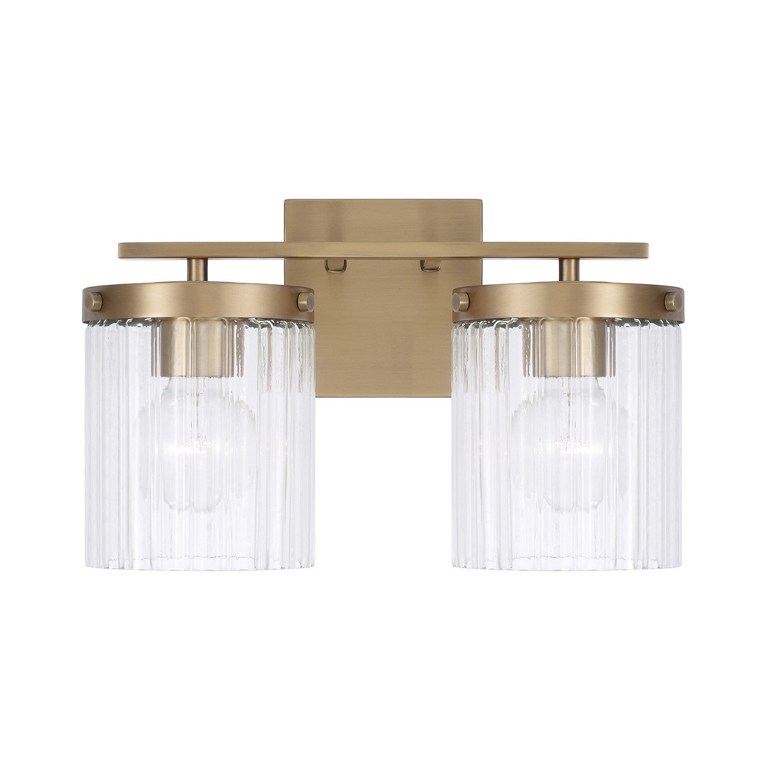 Capital Lighting - 156221AD-555 - Two Light Vanity - Vaughn - Aged Brass