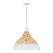 Capital Lighting - 353912WE - One Light Pendant - Kali - Matte White