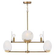 Capital Lighting - 454681AD - Eight Light Chandelier - Oriya - Aged Brass
