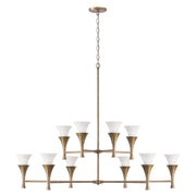 Capital Lighting - 455701ML - Ten Light Chandelier - Nola - Mystic Luster