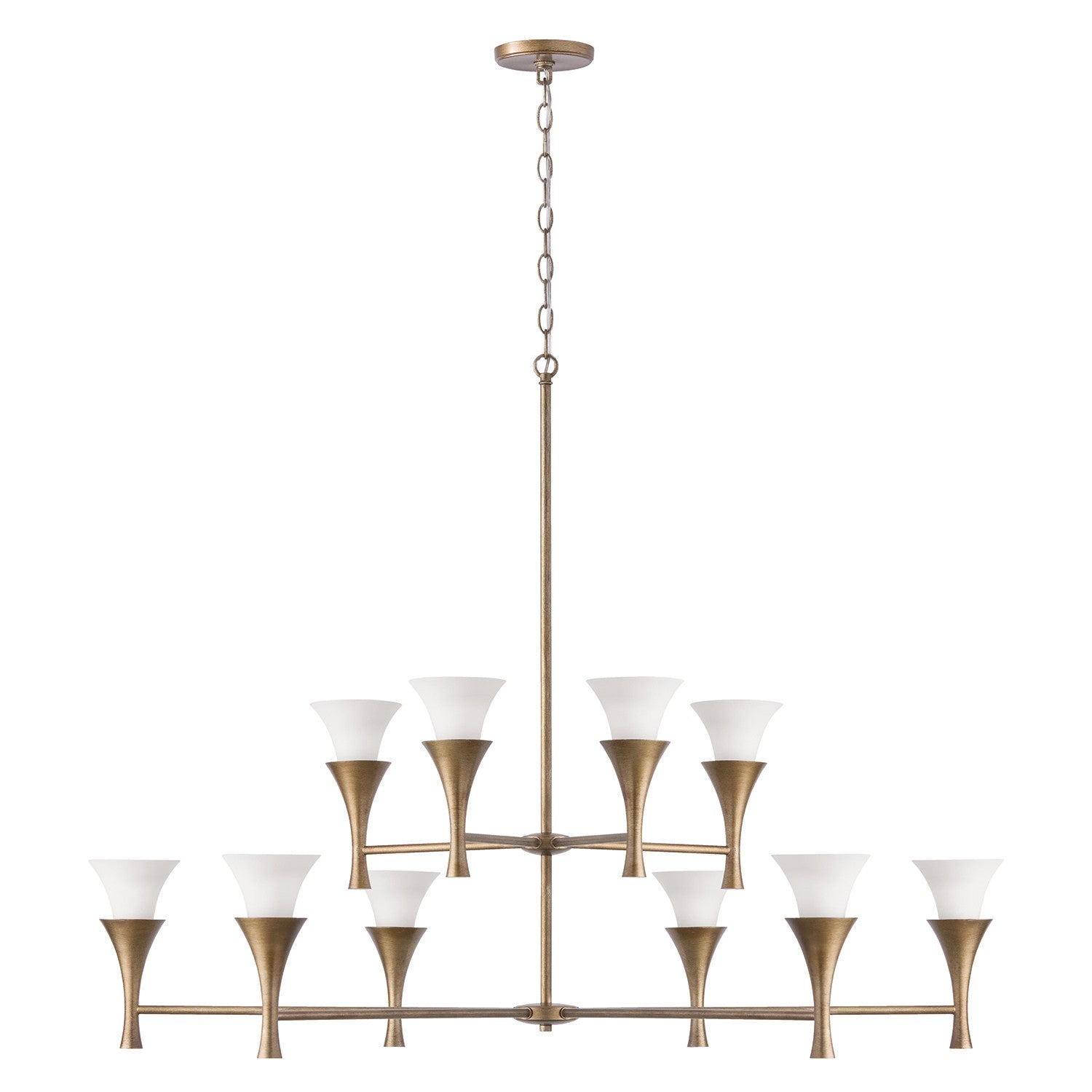 Capital Lighting - 455701ML - Ten Light Chandelier - Nola - Mystic Luster