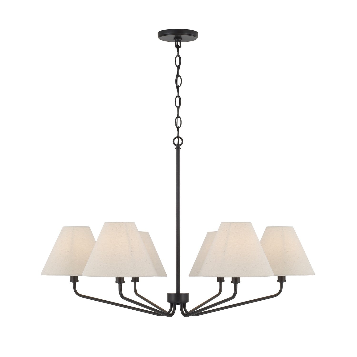 Capital Lighting - 456661ES-713 - Six Light Chandelier - Chadwick - Espresso