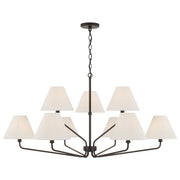 Capital Lighting - 456691ES-713 - Nine Light Chandelier - Chadwick - Espresso