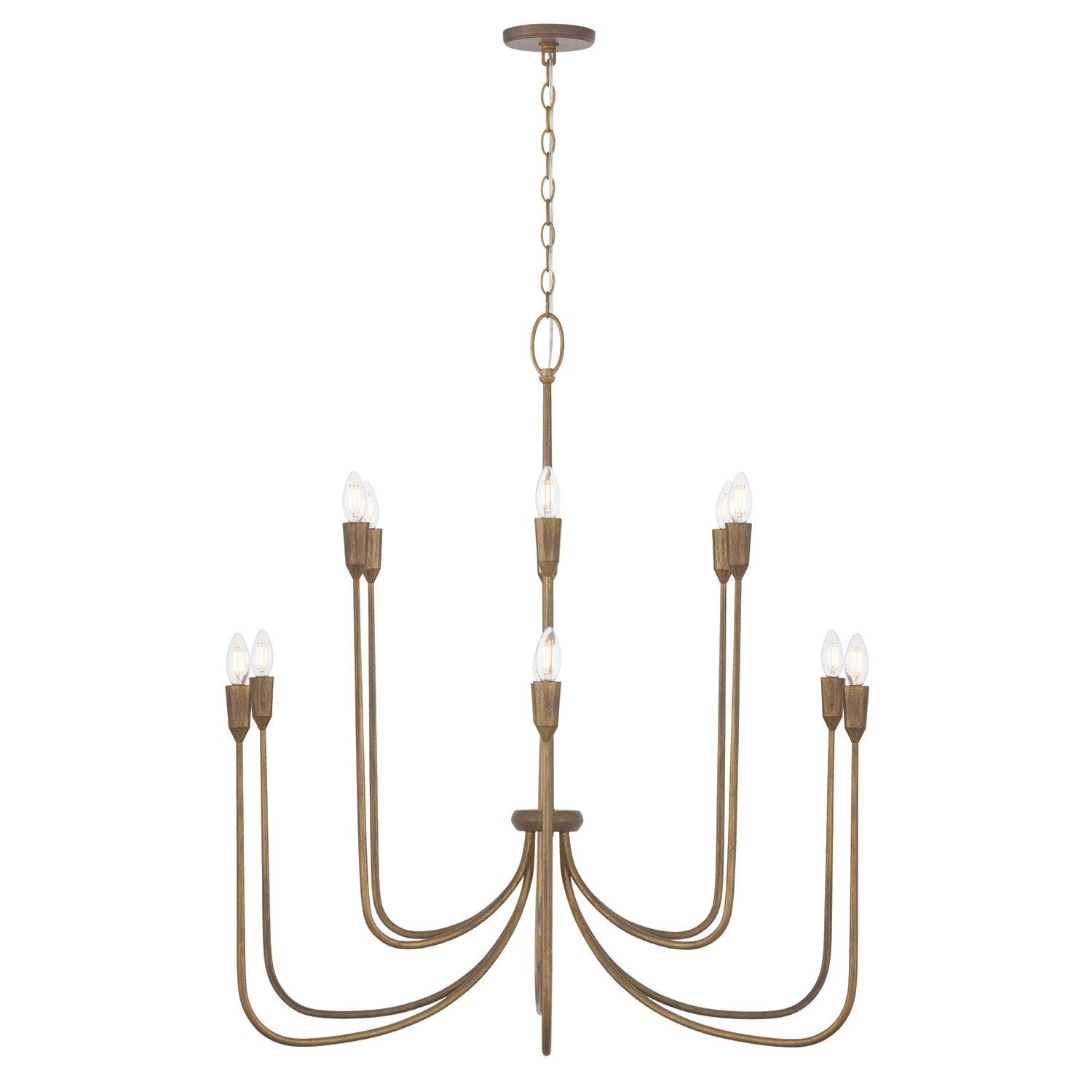 Capital Lighting - 456801MZ - 12 Light Chandelier - Marley - Mystic Bronze