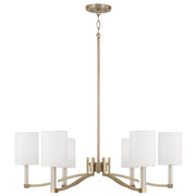 Capital Lighting - 457061MA-715 - Six Light Chandelier - Ingrid - Matte Brass