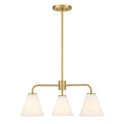Savoy House - 1-4013-3-322 - Three Light Chandelier - Blair - Warm Brass