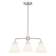 Savoy House - 1-4013-3-SN - Three Light Chandelier - Blair - Satin Nickel