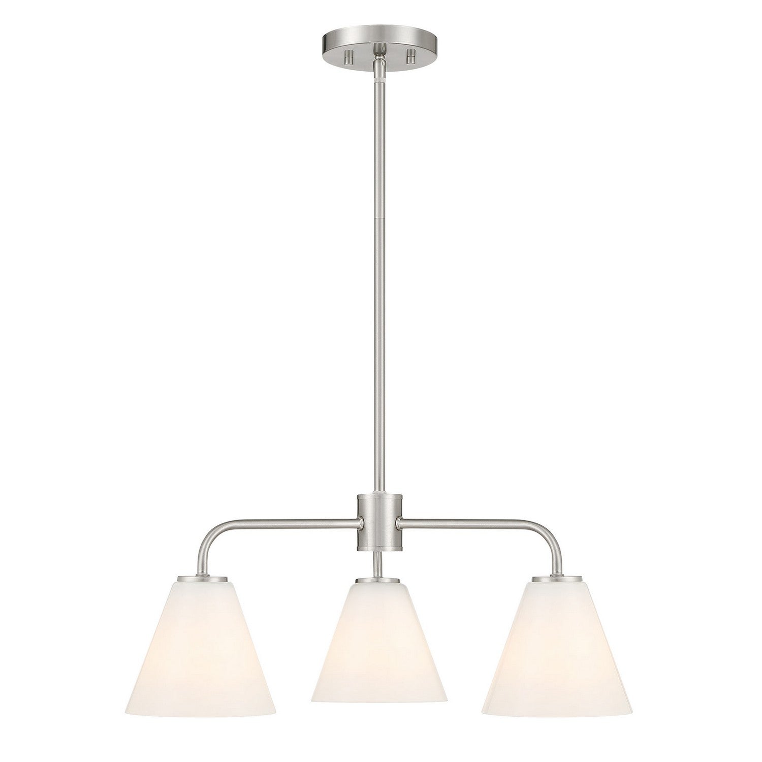 Savoy House - 1-4013-3-SN - Three Light Chandelier - Blair - Satin Nickel
