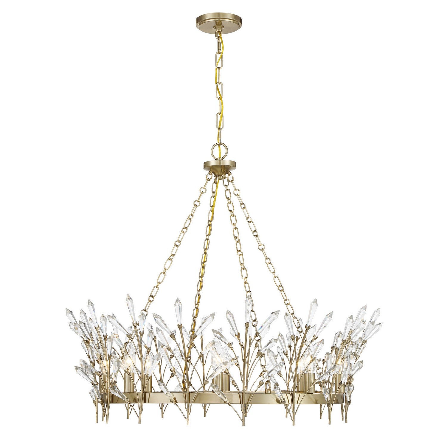 Savoy House - 1-4074-8-127 - Eight Light Chandelier - Orianna - Noble Brass