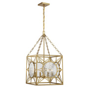 Savoy House - 3-5063-4-322 - Four Light Pendant - Balfour - Warm Brass