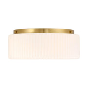 Savoy House - 6-4187-4-322 - Four Light Flush Mount - Edgemont - Warm Brass