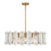 Savoy House - 7-2911-5-322 - Five Light Pendant - Antolini - Warm Brass