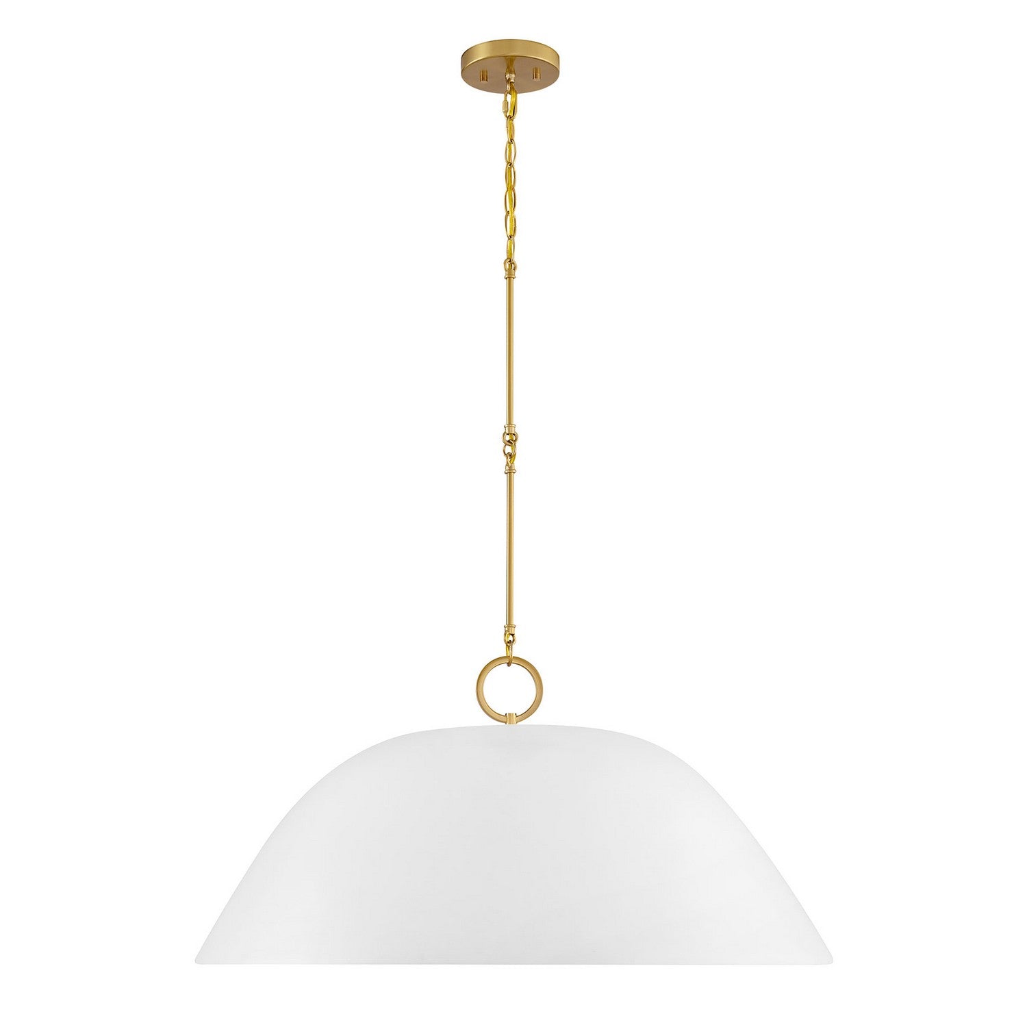 Savoy House - 7-2918-1-157 - One Light Pendant - Alta - White Bisque and Brass