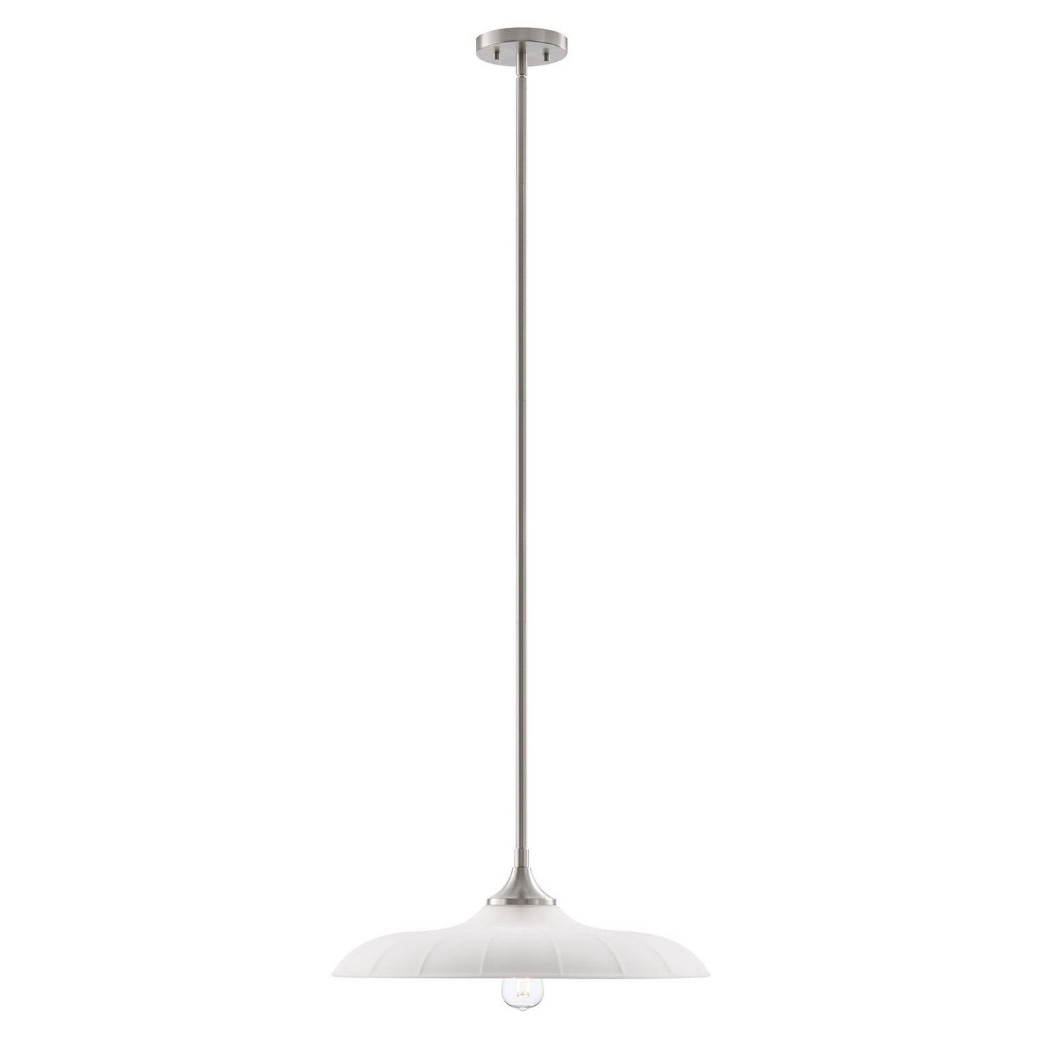 Savoy House - 7-4286-1-SN - One Light Pendant - Hadley - Satin Nickel