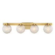 Savoy House - 8-1017-4-322 - Four Light Bathroom Vanity - Darien - Warm Brass