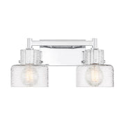Savoy House - 8-1030-2-11 - Two Light Bathroom Vanity - Dover - Chrome