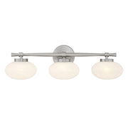 Savoy House - 8-1050-3-SN - Three Light Bathroom Vanity - Barrow - Satin Nickel