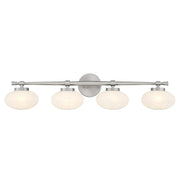 Savoy House - 8-1050-4-SN - Four Light Bathroom Vanity - Barrow - Satin Nickel