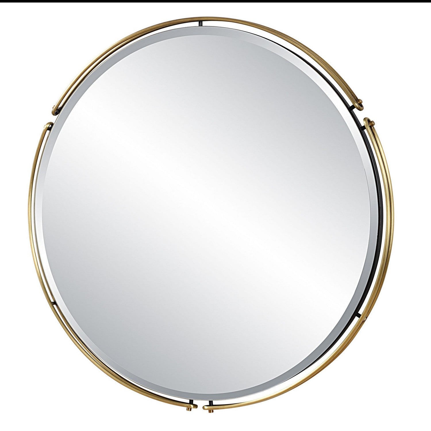 Uttermost - 08216 - Mirror - Wesley - Antique Brass