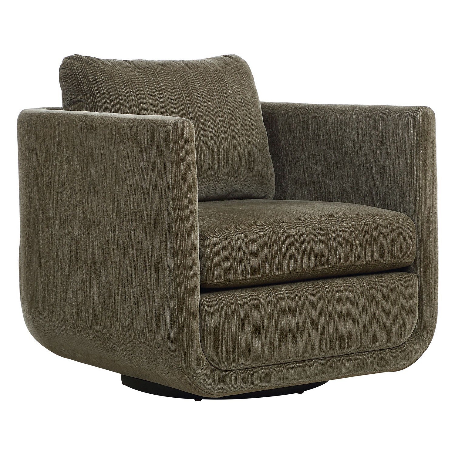 Uttermost - 23879 - Swivel Chair - Abound - Textured Chenille In Herb