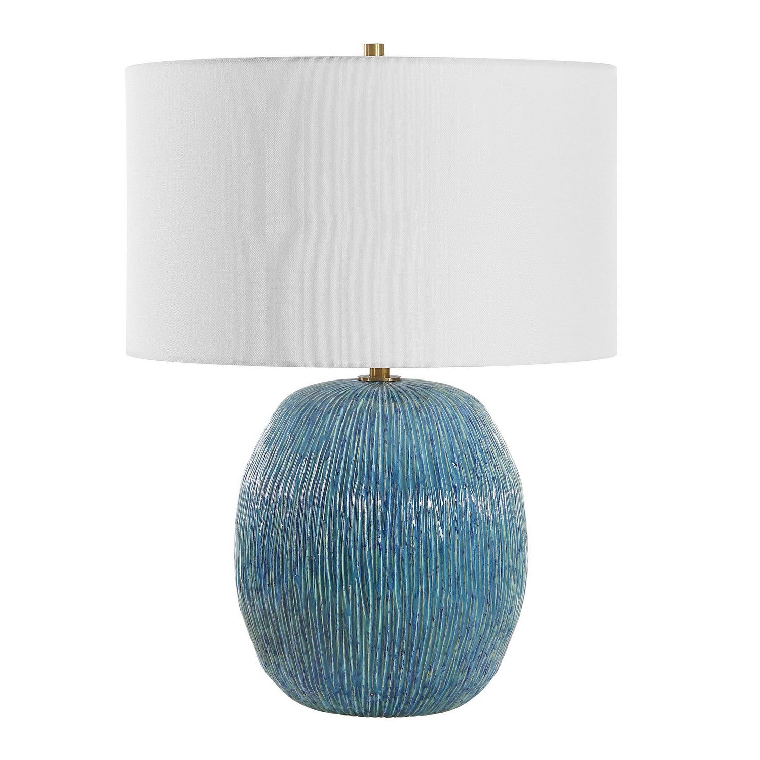 Uttermost - 30455-1 - One Light Table Lamp - Elysia - Antique Brass