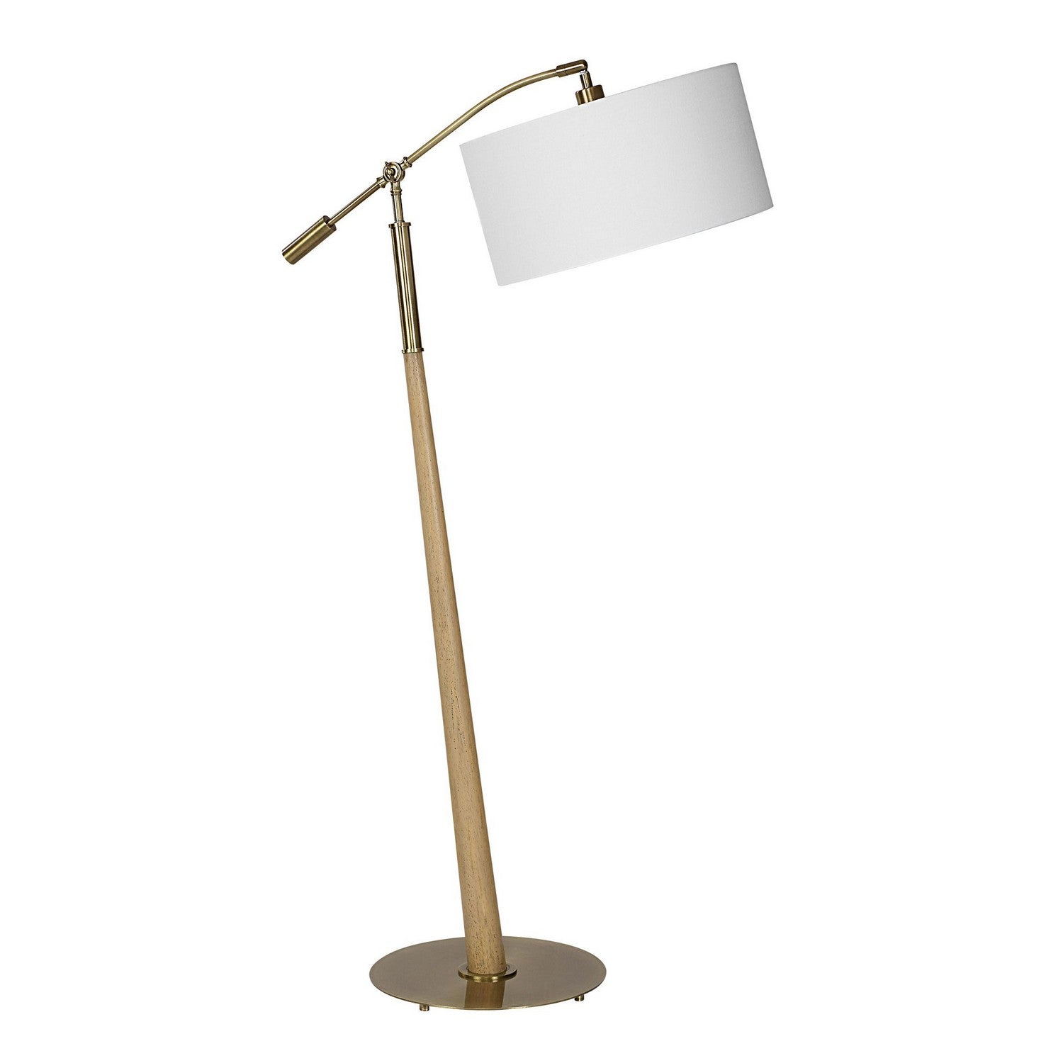 Uttermost - 30485 - One Light Floor Lamp - Kennett - Antique Brass