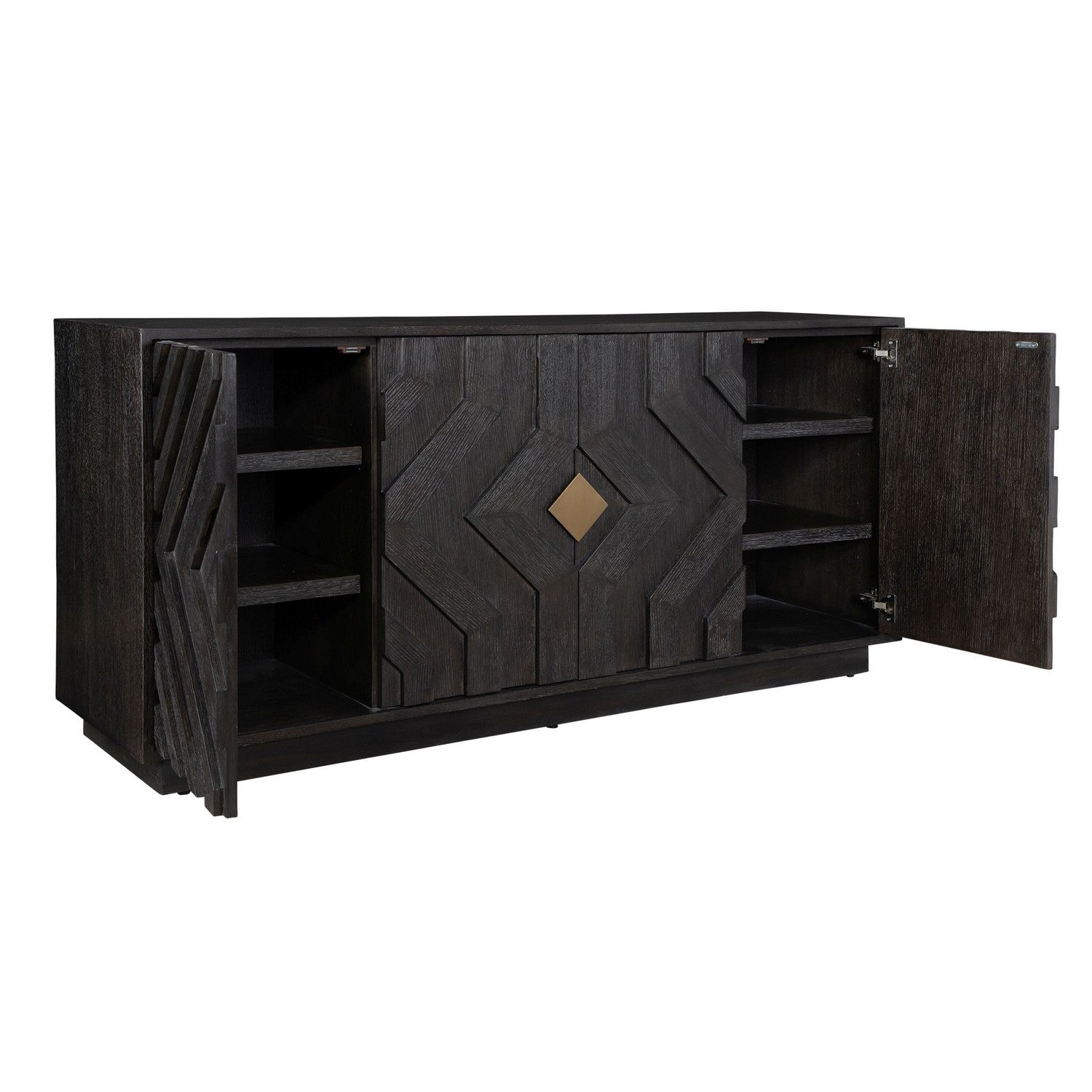 Uttermost - 50054 - Cabinet - Faulkner - Brushed Gold