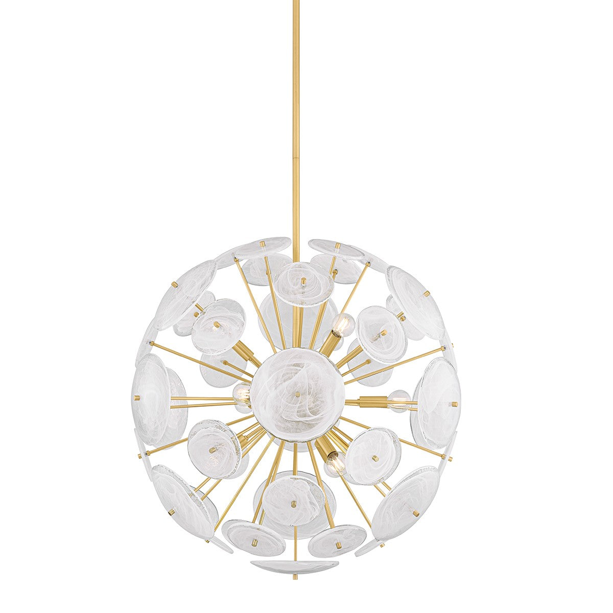 Mitzi - H1004809-AGB - Nine Light Chandelier - Tamara - Aged Brass