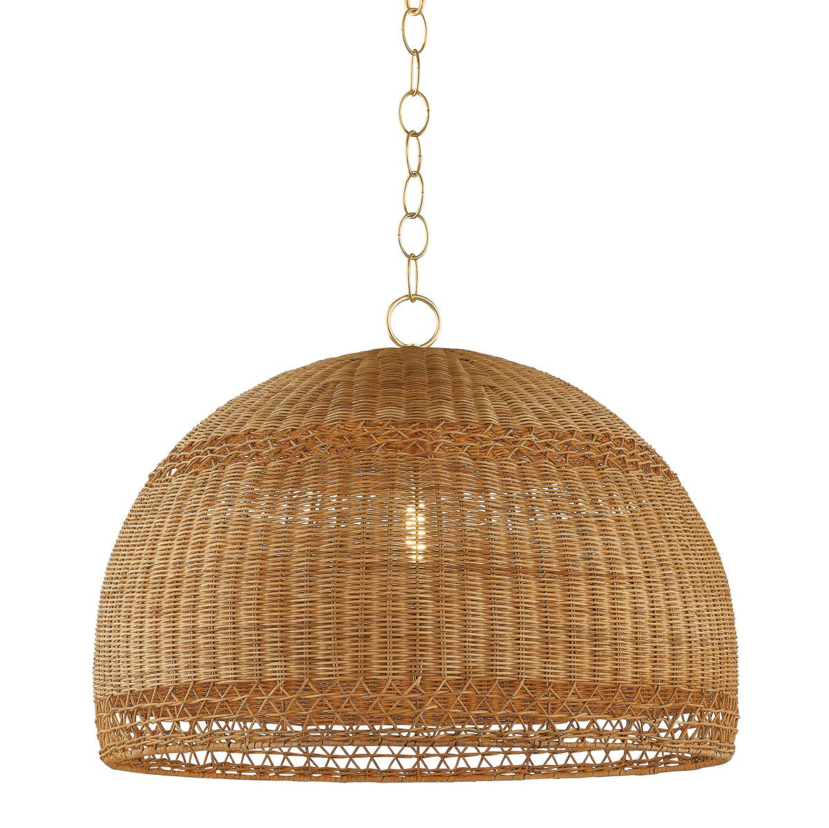 Mitzi - H1008701L-AGB - One Light Pendant - April - Aged Brass