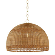 Mitzi - H1008701L-AGB - One Light Pendant - April - Aged Brass