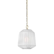 Mitzi - H1011701S-AGB - One Light Pendant - Amanza - Aged Brass