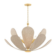 Mitzi - H1024806-AGB - Six Light Chandelier - Nadine - Aged Brass