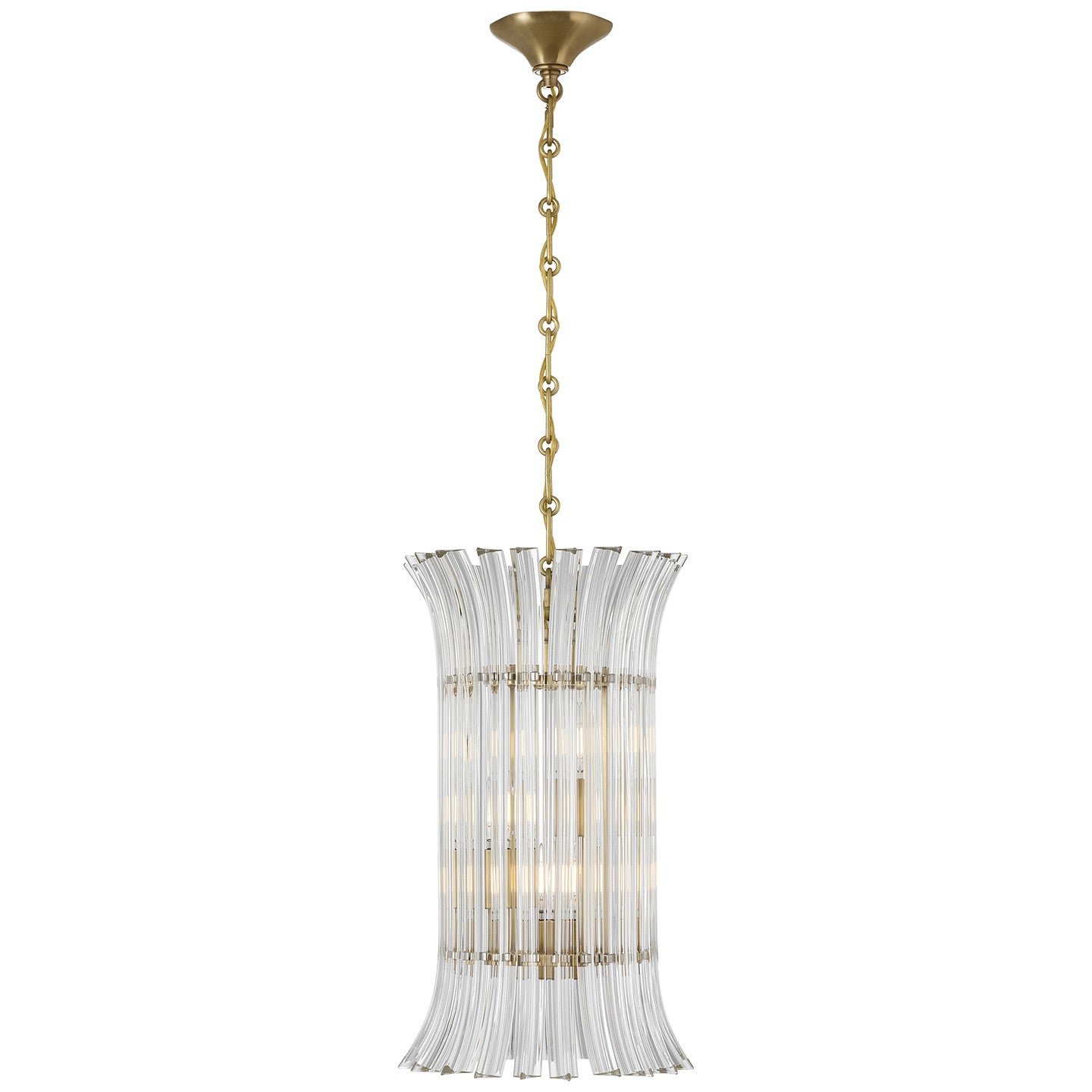 Visual Comfort Signature - ARN 5074HAB-CG - LED Pendant - Rhine - Hand-Rubbed Antique Brass