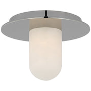 Visual Comfort Signature - KW 4005PN-ALB - LED Flush Mount - Fosse - Polished Nickel
