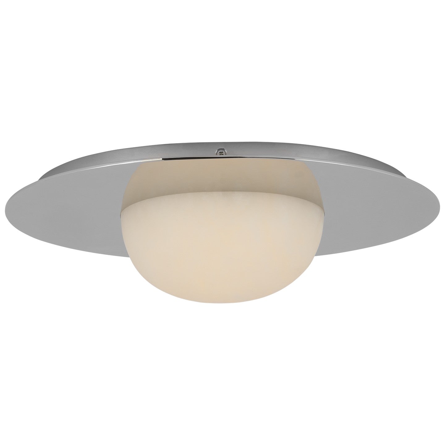 Visual Comfort Signature - KW 4007PN-ALB - LED Flush Mount - Fosse - Polished Nickel