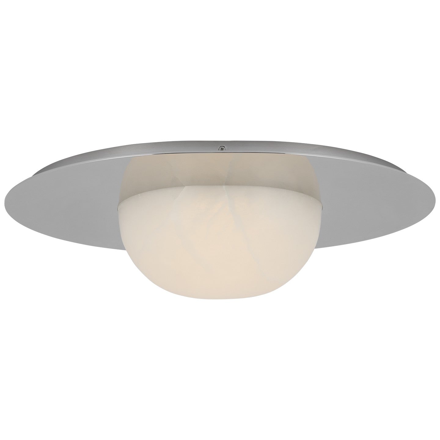 Visual Comfort Signature - KW 4008PN-ALB - LED Flush Mount - Fosse - Polished Nickel